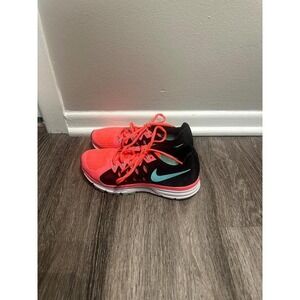 Nike Running Shoes Women's Pink Black Teal Dynamic Support Size 6.5